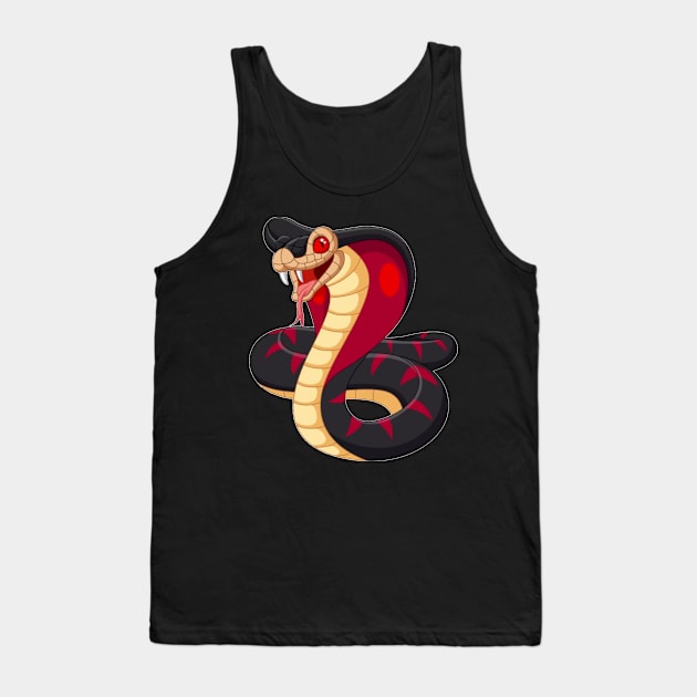 Cobra snake Tank Top by TheDesigNook